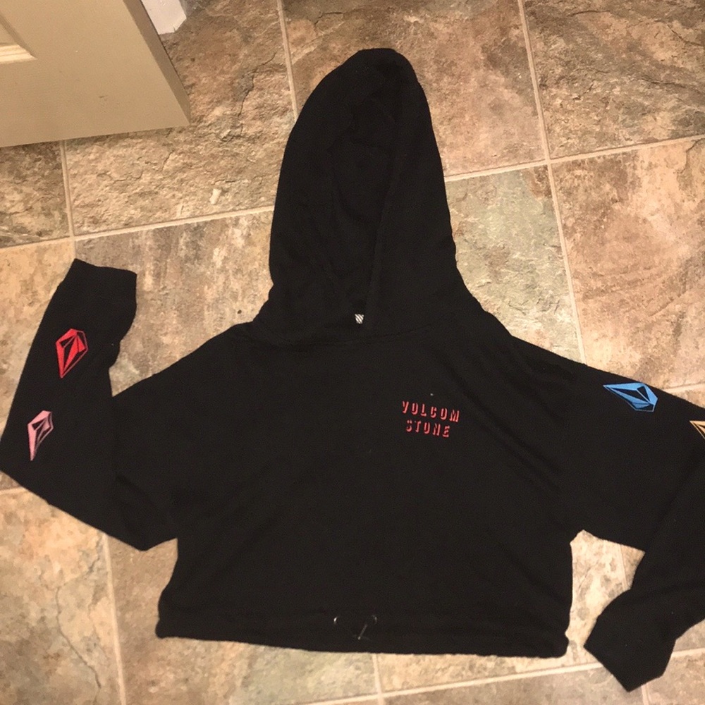 Volcom hoodie crop-top only worn once!!